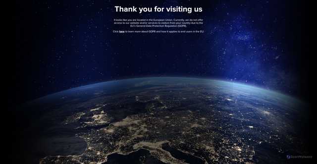 Security scan screenshot of https://blueprint.earthview3d.co