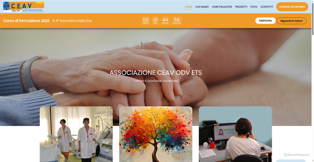Security scan screenshot of https://www.ceavodv.org/