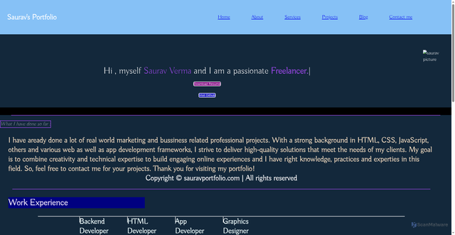 Security scan screenshot of https://sauravportfoliocom-7wjum7pa6n.edgeone.app/