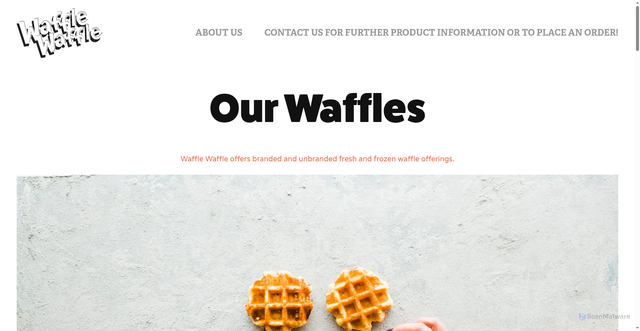 Security scan screenshot of https://www.mywafflewaffle.com/