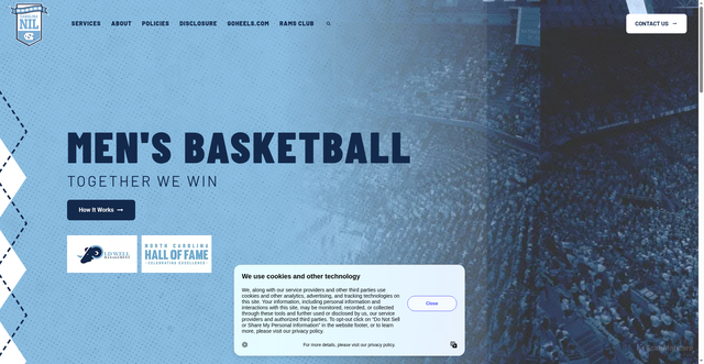 Security scan screenshot of https://carolinanil.com/sports/mens-basketball