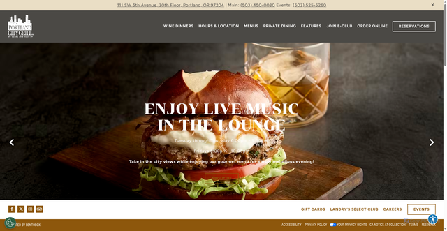 Security scan screenshot of https://www.portlandcitygrill.com/