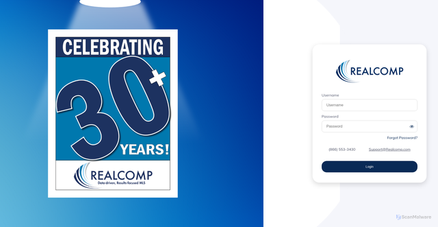 Security scan screenshot of https://matrixmedia.realcomponline.com