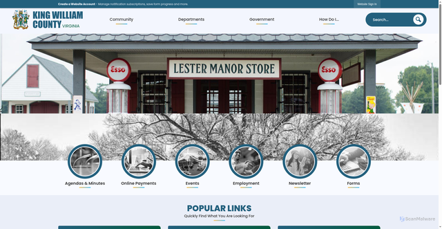 Security scan screenshot of https://kwc.gov/