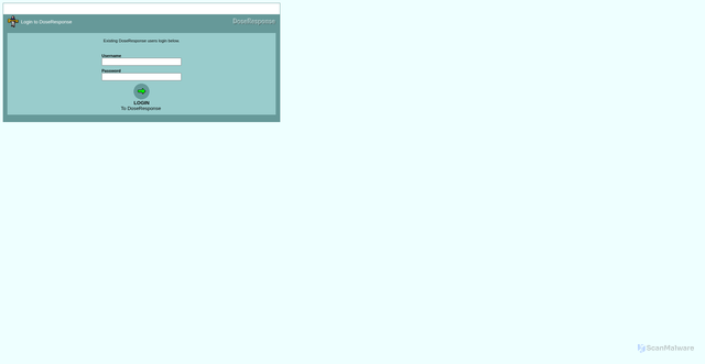 Security scan screenshot of https://doseresponse.com