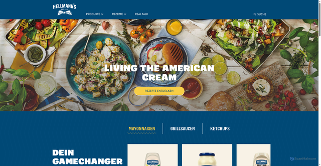 Security scan screenshot of https://hellmanns.com