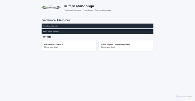Security scan screenshot of https://rufaromandonga-6dzvoey3ir.edgeone.dev/