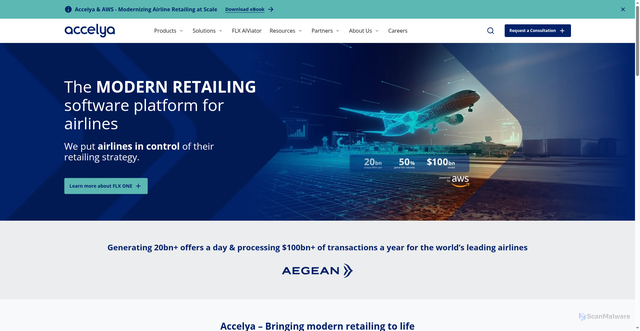 Security scan screenshot of https://farelogix.com