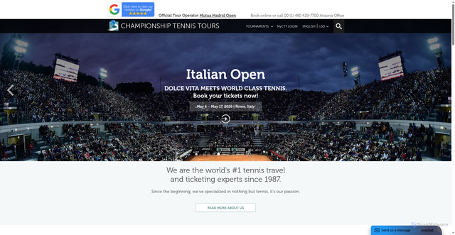 Security scan screenshot of https://m.tennistours.com/shanghai-masters/