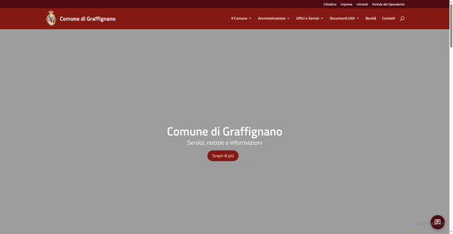 Security scan screenshot of https://comune.graffignano.vt.it/