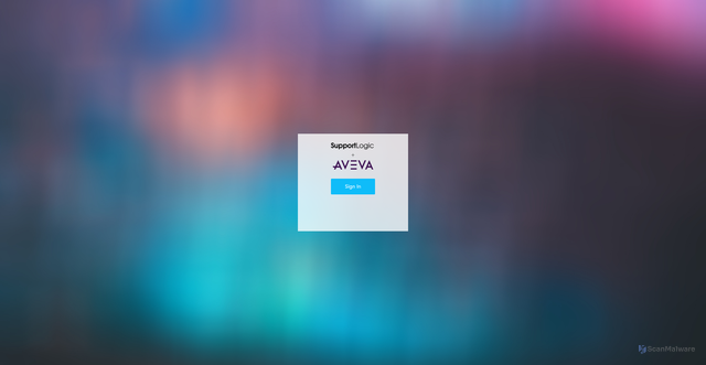 Security scan screenshot of https://aveva.supportlogic.io