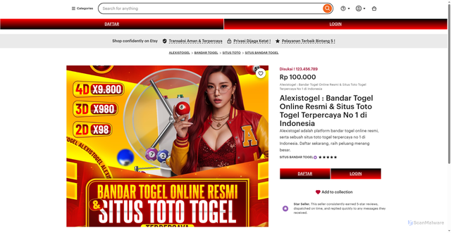 Security scan screenshot of https://getupanddosomething.org