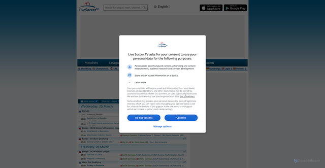 Security scan screenshot of https://proxy.livesoccertv.com