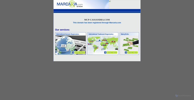 Security scan screenshot of http://mcp-cassandra.com/