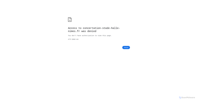 Security scan screenshot of http://concertation-stade-halle-nimes.fr/