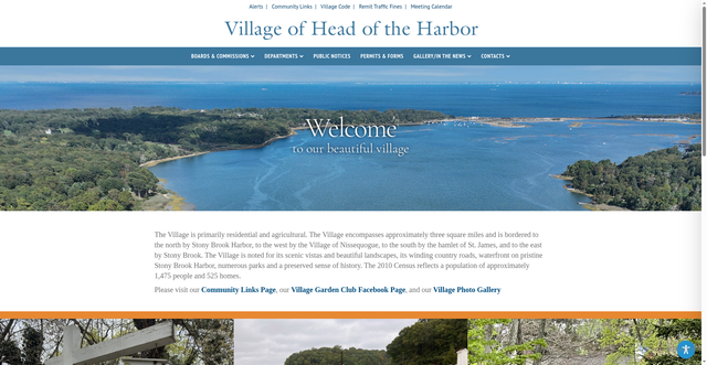 Security scan screenshot of https://headoftheharborny.gov/