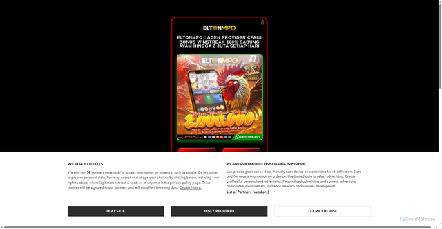 Security scan screenshot of https://ayam-bangkok.pages.dev/men/a-to-z-of-brands/cat/?cid=1361&ctaref=hp%7Cgeneric%7Ccta%7C16%7Cviewallmwbrands