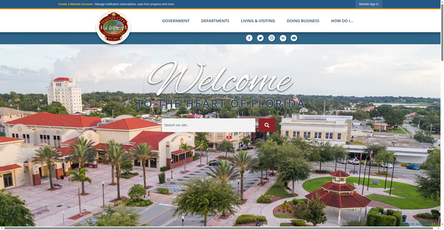 Security scan screenshot of https://hainescityfl.gov/