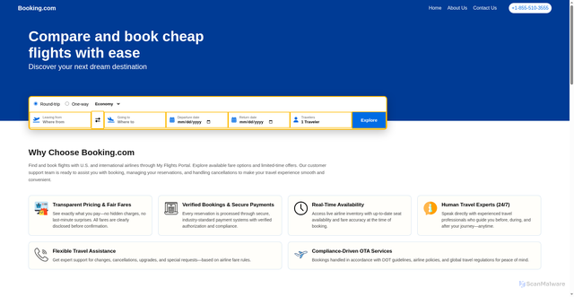 Security scan screenshot of http://bookingzone.pro/