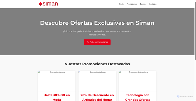 Security scan screenshot of https://rgramajo09.github.io/Landing-page-Siman/