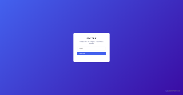 Security scan screenshot of https://fac-trie-frontend.pages.dev/