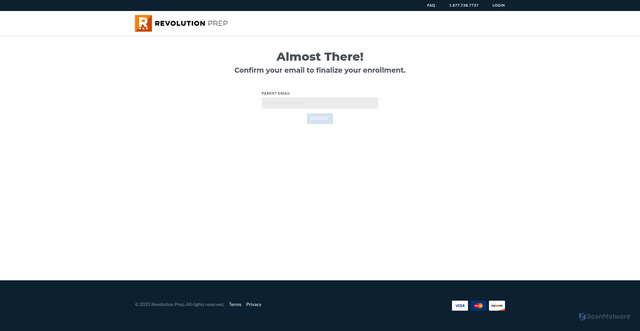 Security scan screenshot of https://api.revolutionprep.com