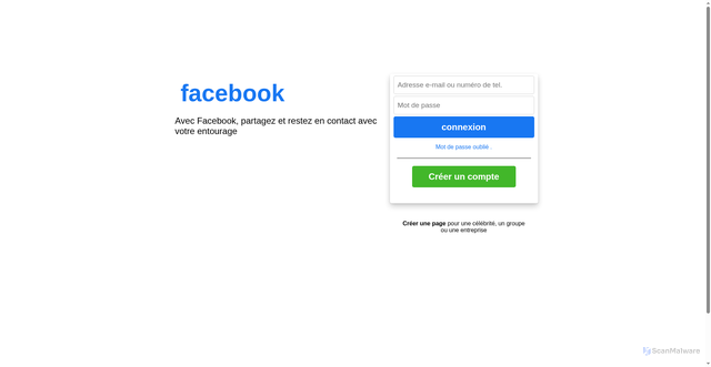 Security scan screenshot of auth-facebook.vercel.app