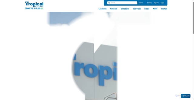 Security scan screenshot of https://tropical.com