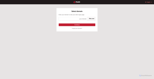 Security scan screenshot of https://app.brickftp.com