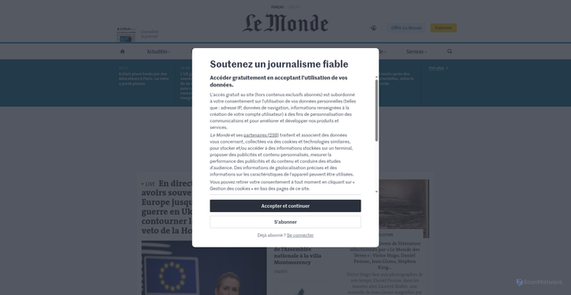 Security scan screenshot of https://mrelay.livraison-relais-fr.com/