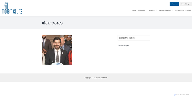 Security scan screenshot of https://moderncourts.org/hochul-supports-amendment-to-remove-new-york-supreme-court-judge-cap/alex-bores/