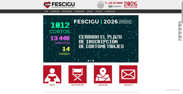 Security scan screenshot of https://fescigu.com