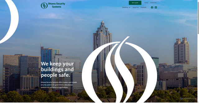Security scan screenshot of https://ottawasecurity.com/