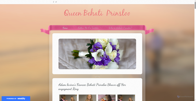 Security scan screenshot of https://queenbehati.weebly.com/