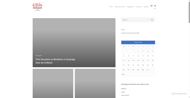 Security scan screenshot of https://cepudohonduras.org