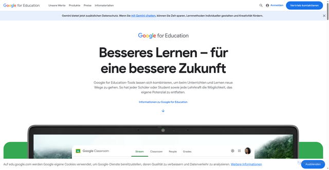 Security scan screenshot of https://edu.google.com/