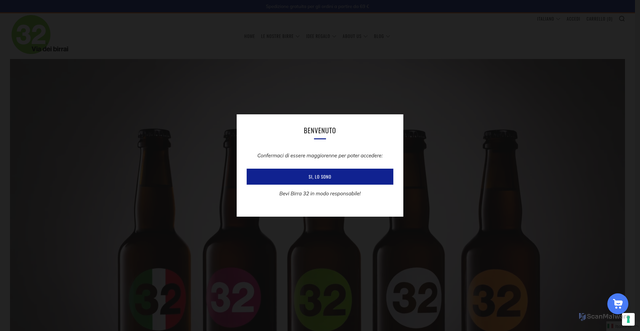 Security scan screenshot of https://32viadeibirrai.it