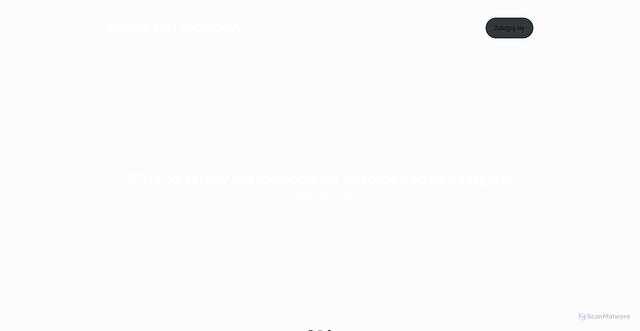 Security scan screenshot of https://sklepydlarodzicow.pl