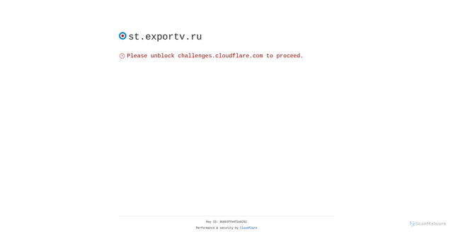 Security scan screenshot of https://st.exportv.ru