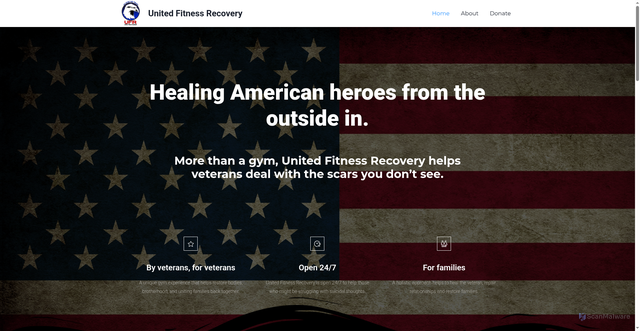 Security scan screenshot of https://ufrveterans.com