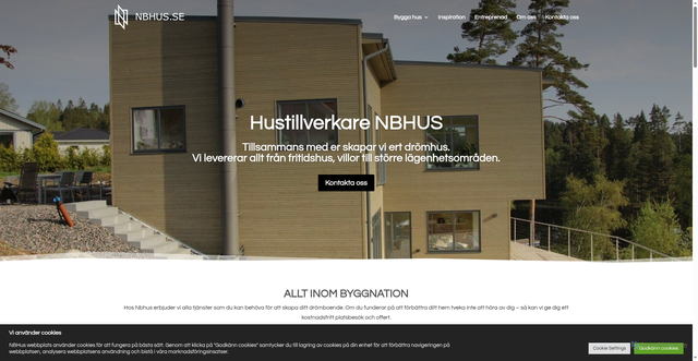 Security scan screenshot of https://nbhus.se