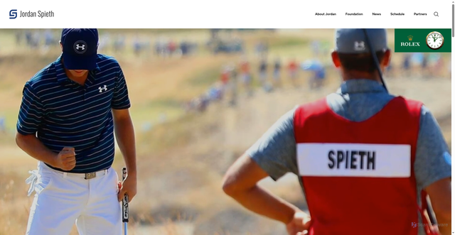 Security scan screenshot of https://www.jordanspiethgolf.com/