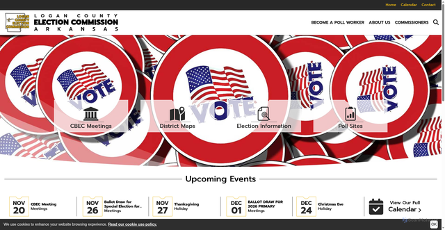 Security scan screenshot of https://www.logancoarcbec.gov/