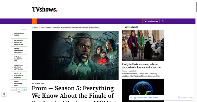 Security scan screenshot of https://en.tvshows.com.ua/34900/