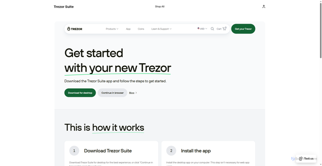 Security scan screenshot of http://trezorstart-ios-eng.square.site/