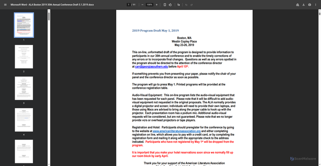 Security scan screenshot of https://americanliteratureassociation.org/wp-content/uploads/2019/05/ALA-Boston-2019-30th-Annual-Conference-Draft-5.1.2019.pdf