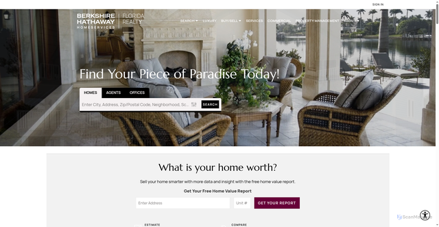 Security scan screenshot of https://www.bhhsfloridarealty.com/