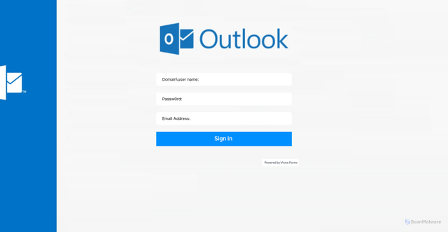 Security scan screenshot of https://forms.visme.co/formsPlayer/p9nzz994-sample-custom-form