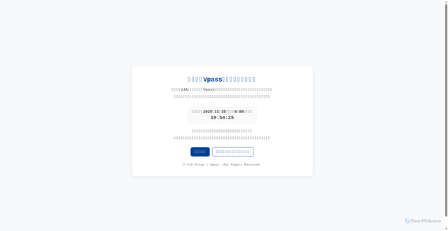 Security scan screenshot of https://www3-vpass.oxhap.cn/