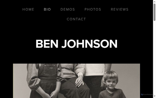 Security scan screenshot of http://www.benbjohnson.com/bio